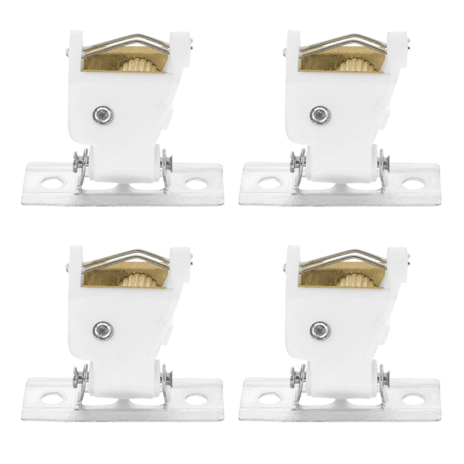 4 Pcs Pulley Lock Practical Roman Curtain Fittings Shade Cord Roller Blind for Window Shades Blinds Replacement Supplies Bamboo