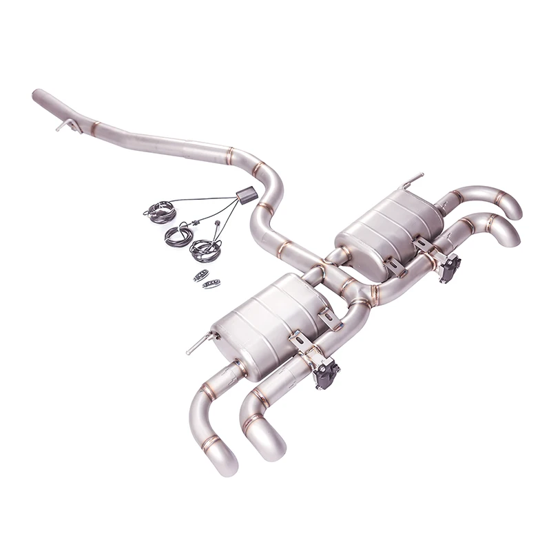 【 Custom product 】 Suitable for 17-23 Volkswagen Tiguan R Tuhuan Tuwei two-drive four-drive valve exhaust pipe muffler