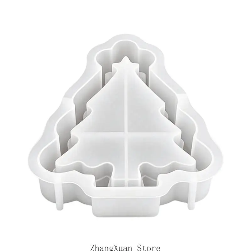 Weihnachtskerzen-Silikon-Herstellungswerkzeug für Kerzenharzguss, Festival-Geschenk 3XUF – Detail 5