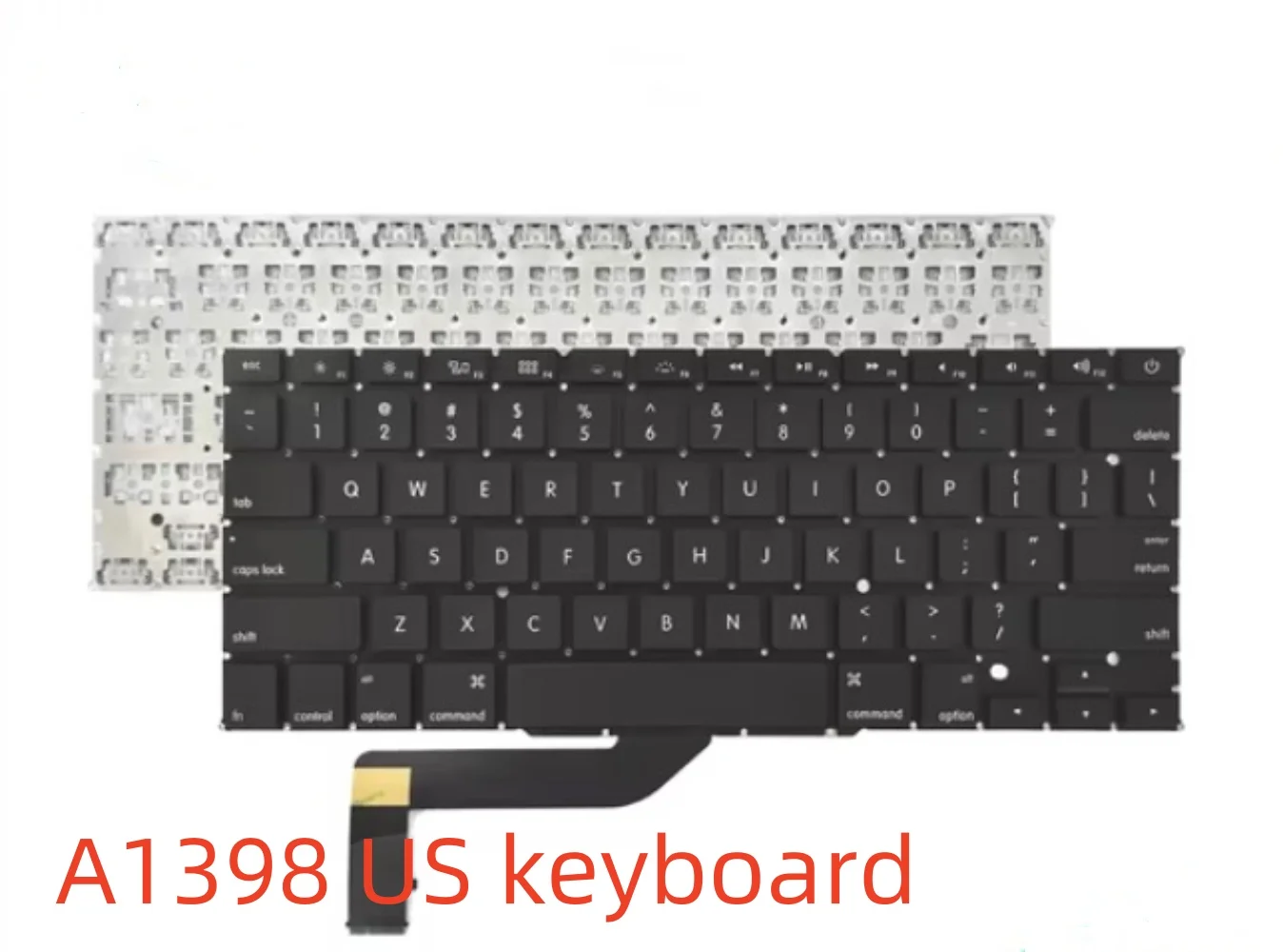 Nuevo teclado de ordenador portátil para Macbook Pro Retina 15 "A1398 EE. UU. Reino Unido ruso España francés 2012 2013 2014 2015