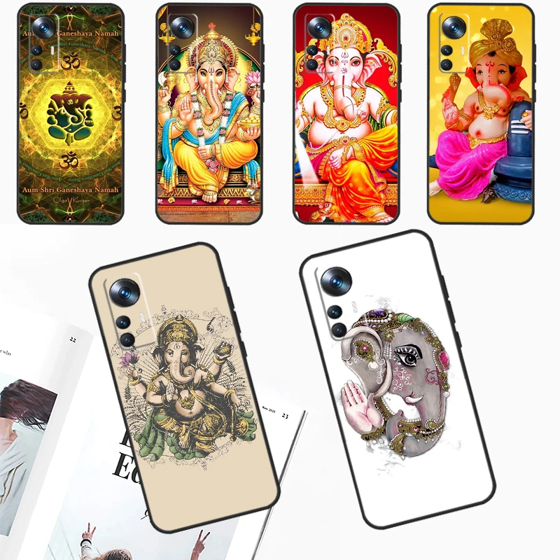 Lord Ganesha Case For POCO X6 Pro X5 X3 M6 M5s F3 F5 Xiaomi 14 13 Ultra 12 Lite 11T 12T 13T Pro Cover