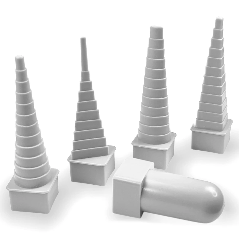 

4Pcs Set Tower Winding Rod Hand Jewelry Mandrel Shaping Bracelets Sizer Tool Coil Wrapping Tool Mandrel Coil