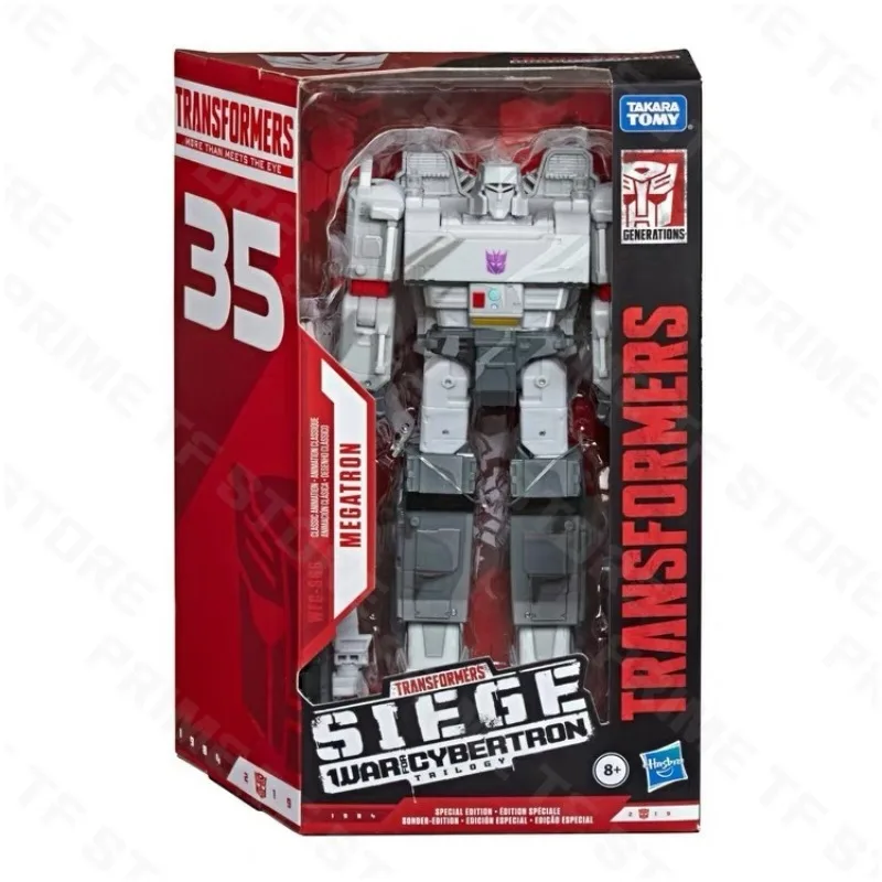 

Original Hasbro Transformers War for Cybertron Siege WFC-S66 MEGATRON Auniversary Edition Vovager-class Anime Figure