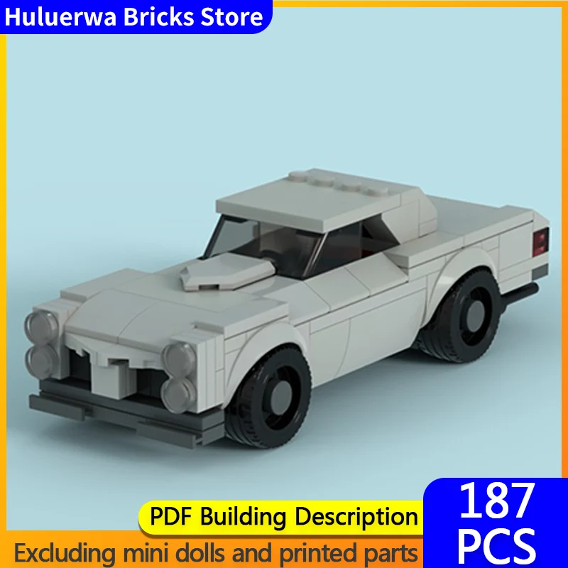 

Speed Racing Car Model MOC Building Bricks GTO American Muscle Car Modular Technology Children Holiday Gifts Assemble Toys Suit