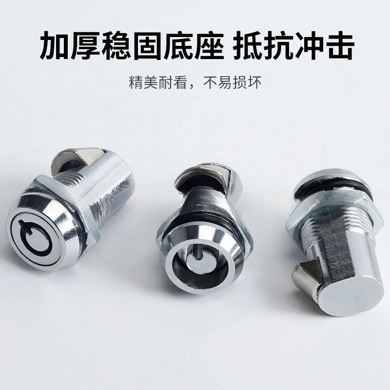Cabinet Lock Flat Key Tubular Key for Electronical Box Fire Cabinet Car Truck Train Industry Machine Rarelock