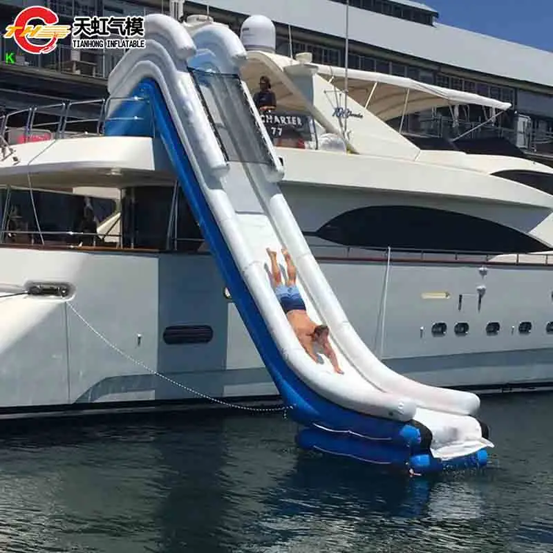 

Fast Shipping Giant Inflatable Slide For Water Amusement Park Luxury Yacht Slides for Adult