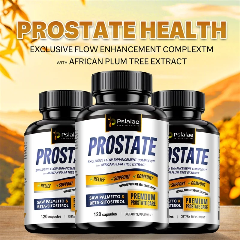 

Prostate Capsules- Rich Saw Palmetto, Beta-sitosterol, Nettle, Supports Prostate Health, Relieve Bladder, Urinary Tract Health