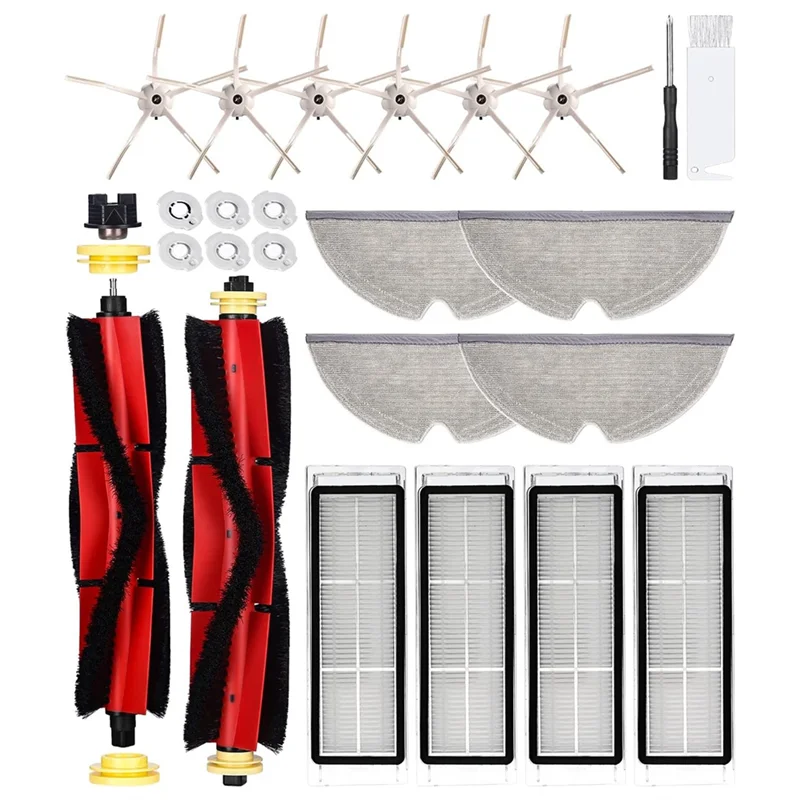 -A43I فرش جانبية رئيسية مرشحات HEPA ممسحة قماش لشاومي Roborock S5 Max S6 Pure S6 Maxv قطع غيار المكنسة الكهربائية