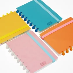 Fromthenon-Silicone Elastic Band Binder, Diário, Orçamento Planner, Planejador, A5, A4 Tamanho, 8 de comprimento, Junior Size, 2024