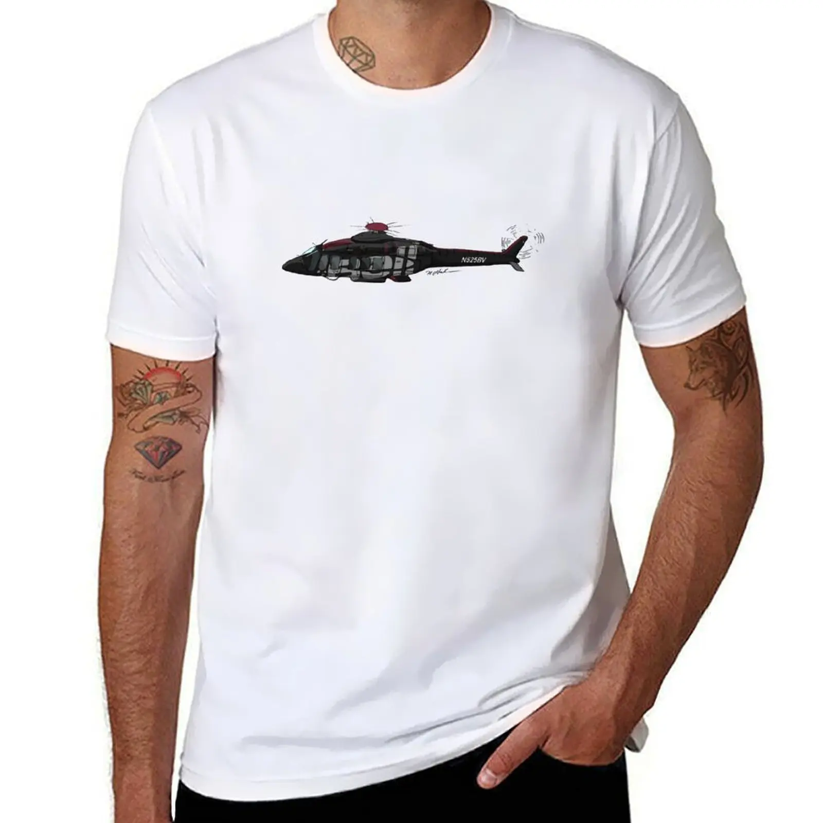 

Bell Helicopter N525BV 525 Relentless T-Shirt t shirt man plain t shirt for man T-Shirt