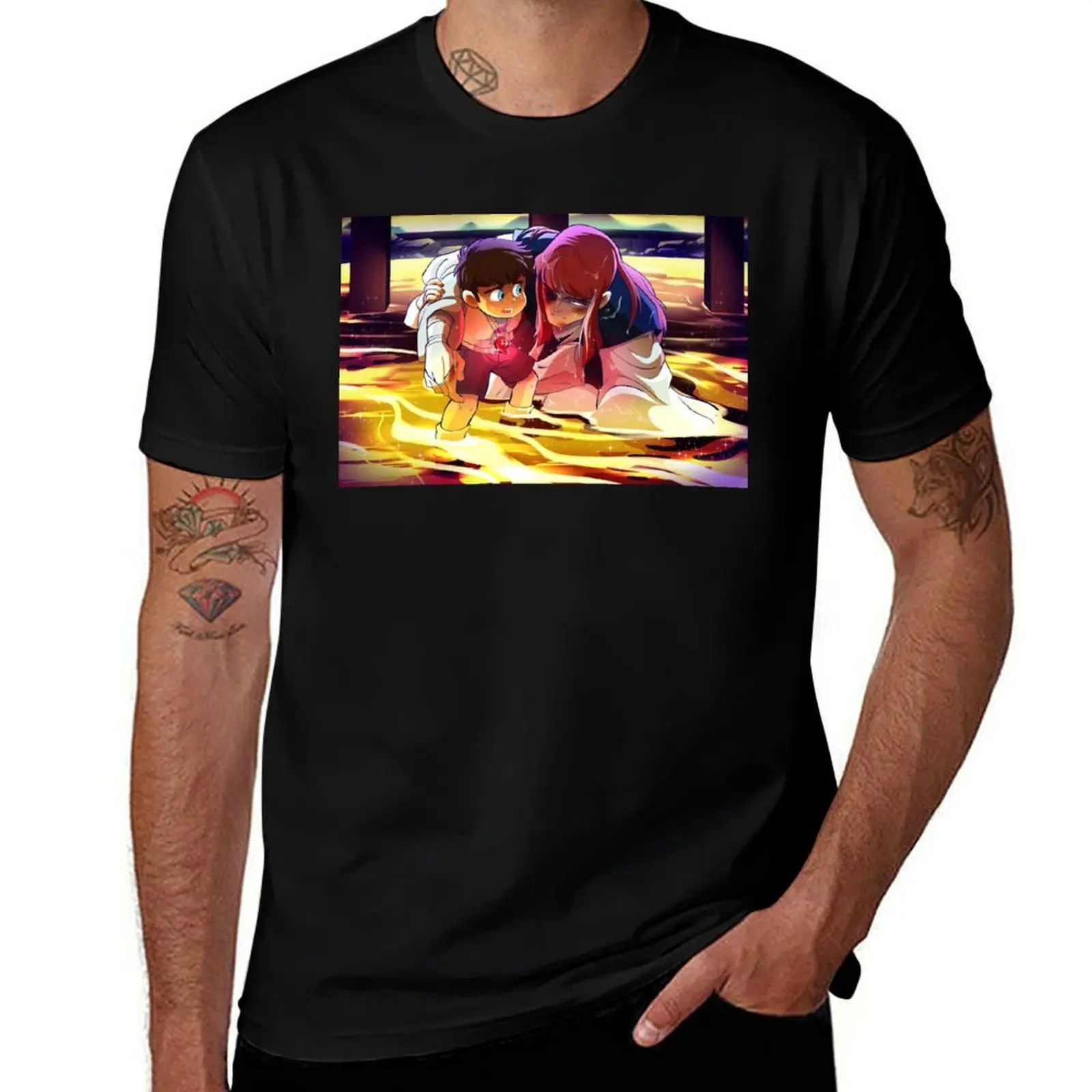 Ronin Warriors: Good Ending for Anubis T-Shirt Basic Regular Fit Casual T-Shirt