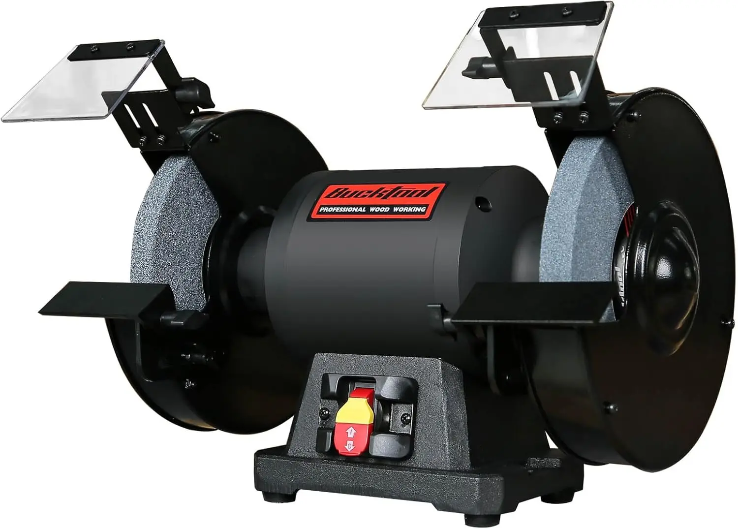 

10-Inch Low Speed Bench Grinder with 1.5HP Motor, 1750 RPM, Wobble-Free Wheel for Sharpening & Metalworking