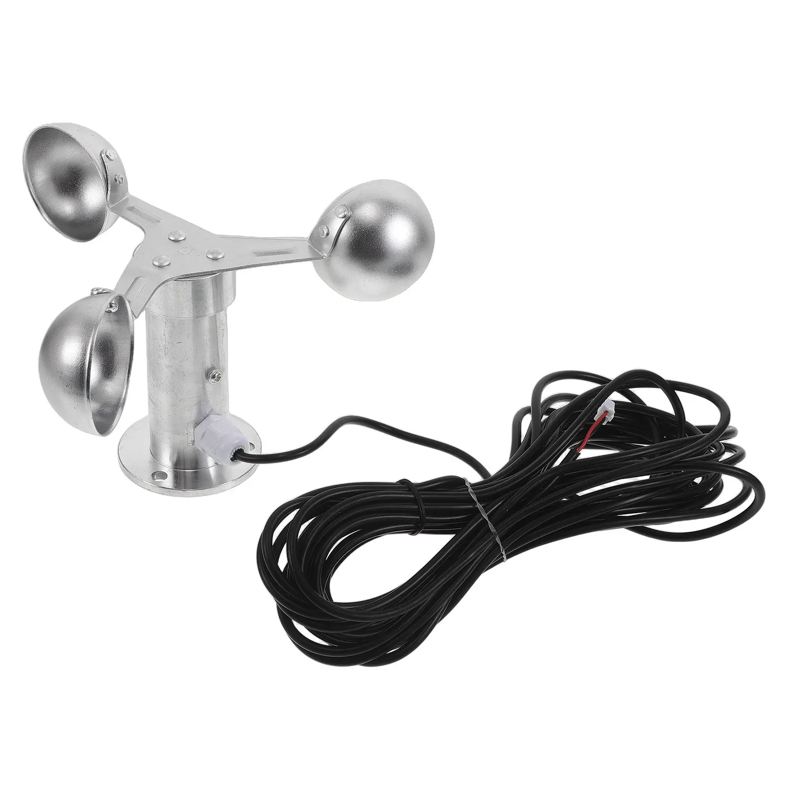 Digital Anemometer Wind Speed Sensor Weather 3-Cup Halloween Christmas Cup Anemometer Marine Engine Science Teacher High