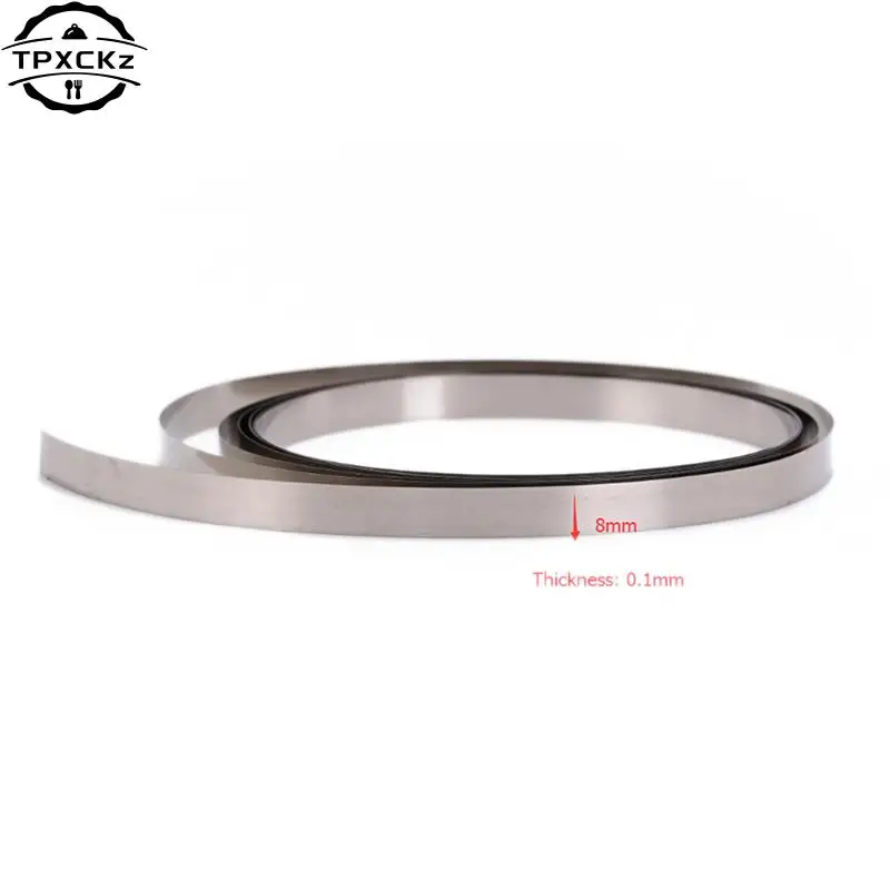 2M 8mm x 0.1/0.12/0.15 Nickel Plated Strip Tape For Li 18650 Battery Spot Welding Compatible For Spot Welder Machine