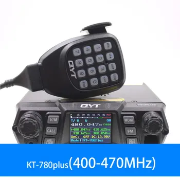 QYT KT-780Plus Ultra High Power Car Walkie Talkie Rádio 100W incluindo grande alcance de frequência de microfone 400-470 Mhz