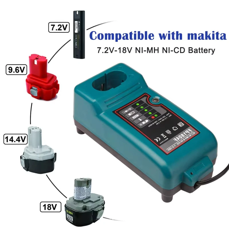 لماكيتا PA12 شاحن بطارية PA18 DC1804 DC1822 7.2 فولت-18 فولت NI-CD & ni-mh شحن البطارية أداة السلطة استبدال شاحن بطارية
