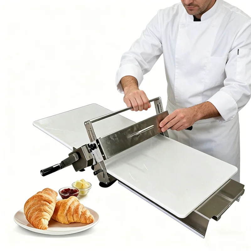 Pastry Manual Dough Sheeter Grain Product Making Machines Machine Croissant Machine