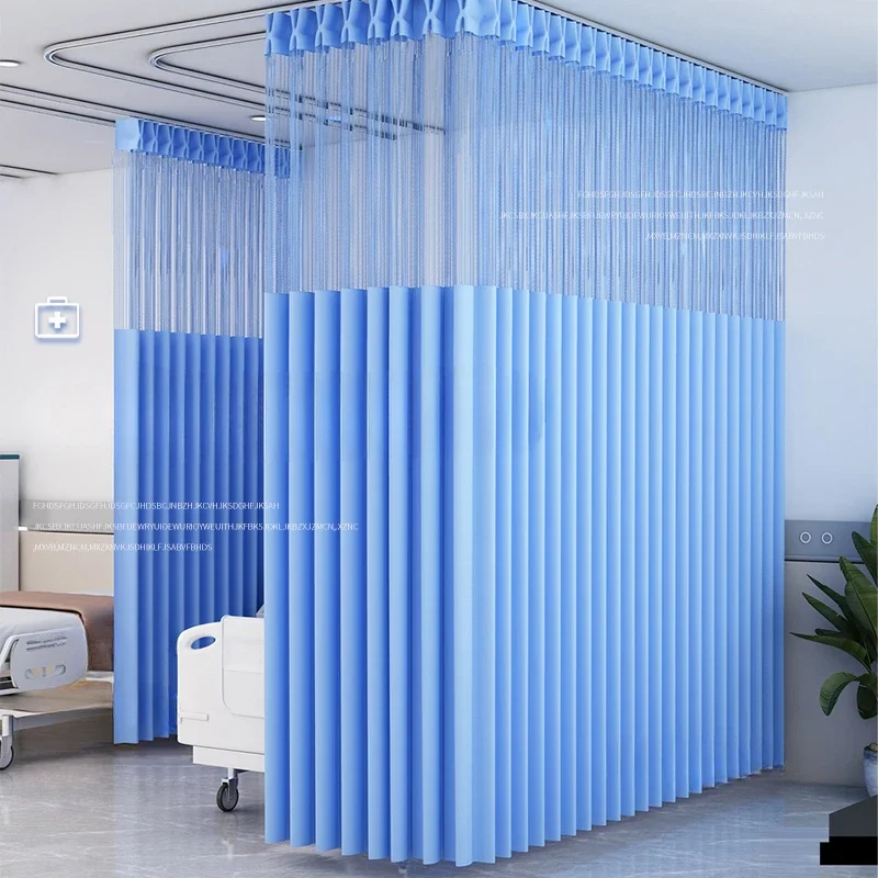 

Hospital-specific Medical Curtains Beauty Salon Partition Curtains Health Museum Impermeable Privacy Curtains Flame-retardant