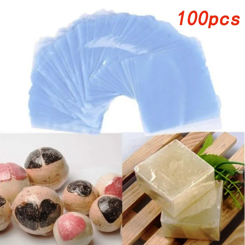 100pcs Pvc Heat Shrink Film Bag Dust Pouch Plastic Diy Blower Heat Seal Waterproof Home Food Storage Bag