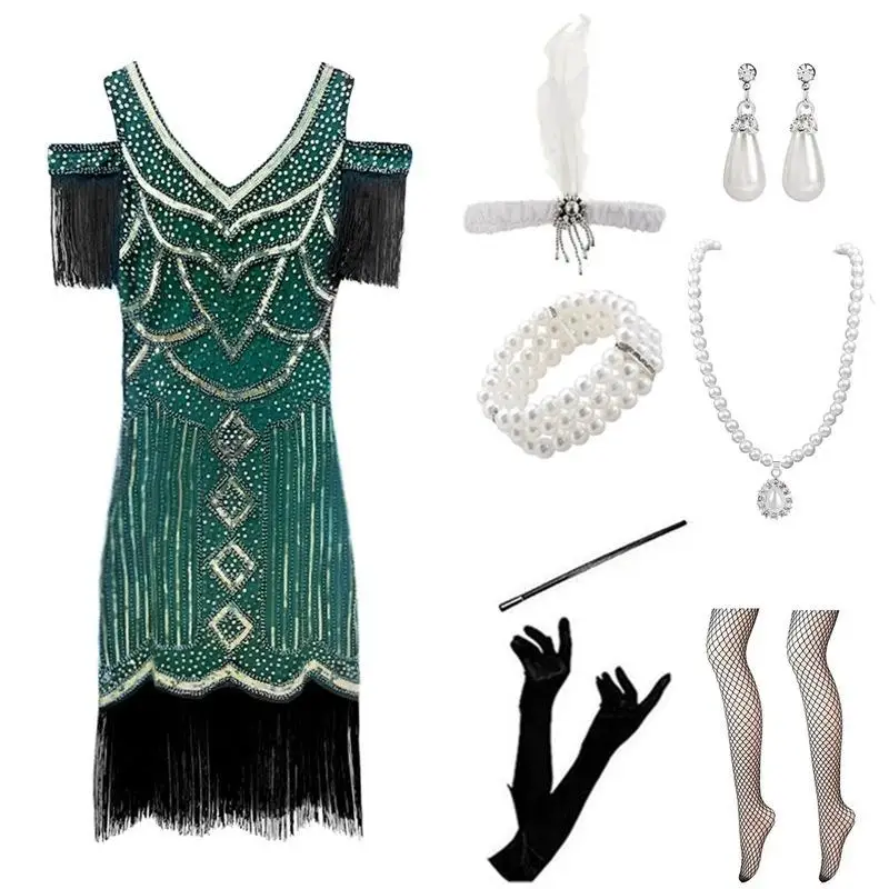 

920S винтажный комплект Gates Par Dr, женская одежда для выступлений на сцене, зимняя коллекция этнической моды AL73669828580