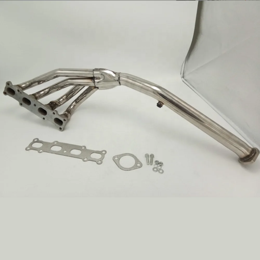 Automotive Stainless Steel Modified Exhaust Pipe Manifold Suitable for Mazda Miata Base Convertible 1.6L 1597CC 1993