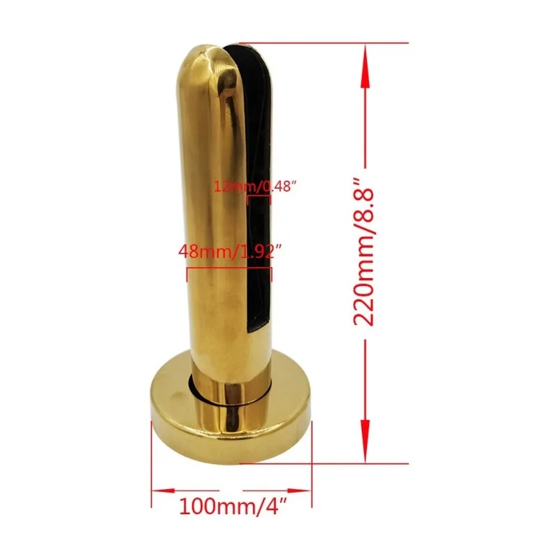 AB41-304 Stainless Steel Glass Clamp For Swimming Pools, Stairs, And Balconies