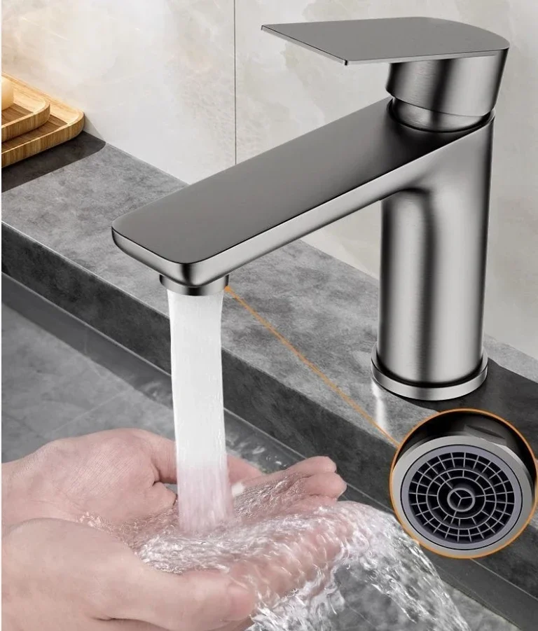 Cheap Modern Faucets Mixers Taps For Bathroom Temperature Adjustable Sink Faucet