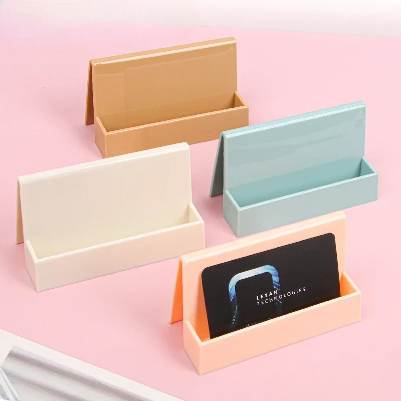 

Creative Unique Women's Business Card Holder Desktop Card Storage Box Display Stand Business Exhibition Rack