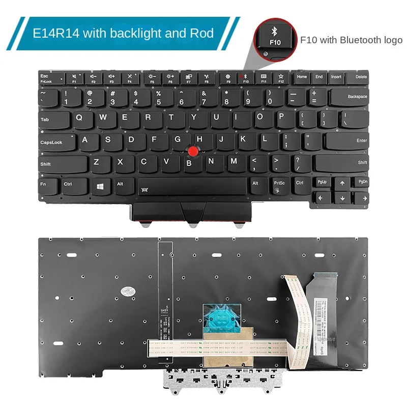 

replace suit for Lenovo E14 R14 E15 R15 T14 T15P/G L14 L15 P15S P15V S3 Gen2 Laptop keyboard