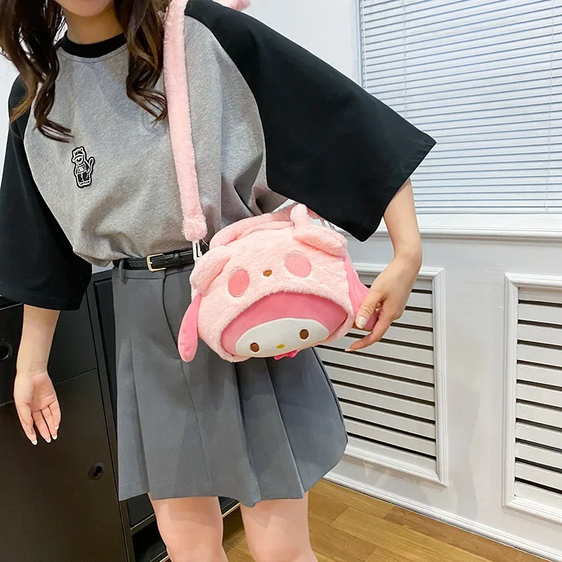 

Sanrio New Cinnamoroll Babycinnamoroll Cartoon Tote Cute Casual and Lightweight Large Capacity Shoulder Pad Single-Shoulder Bag