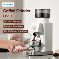 Couplux Coffee Grinder With Portafilter Hoder With 24 Precise Grind Settings Espresso Drip Percolator French Press