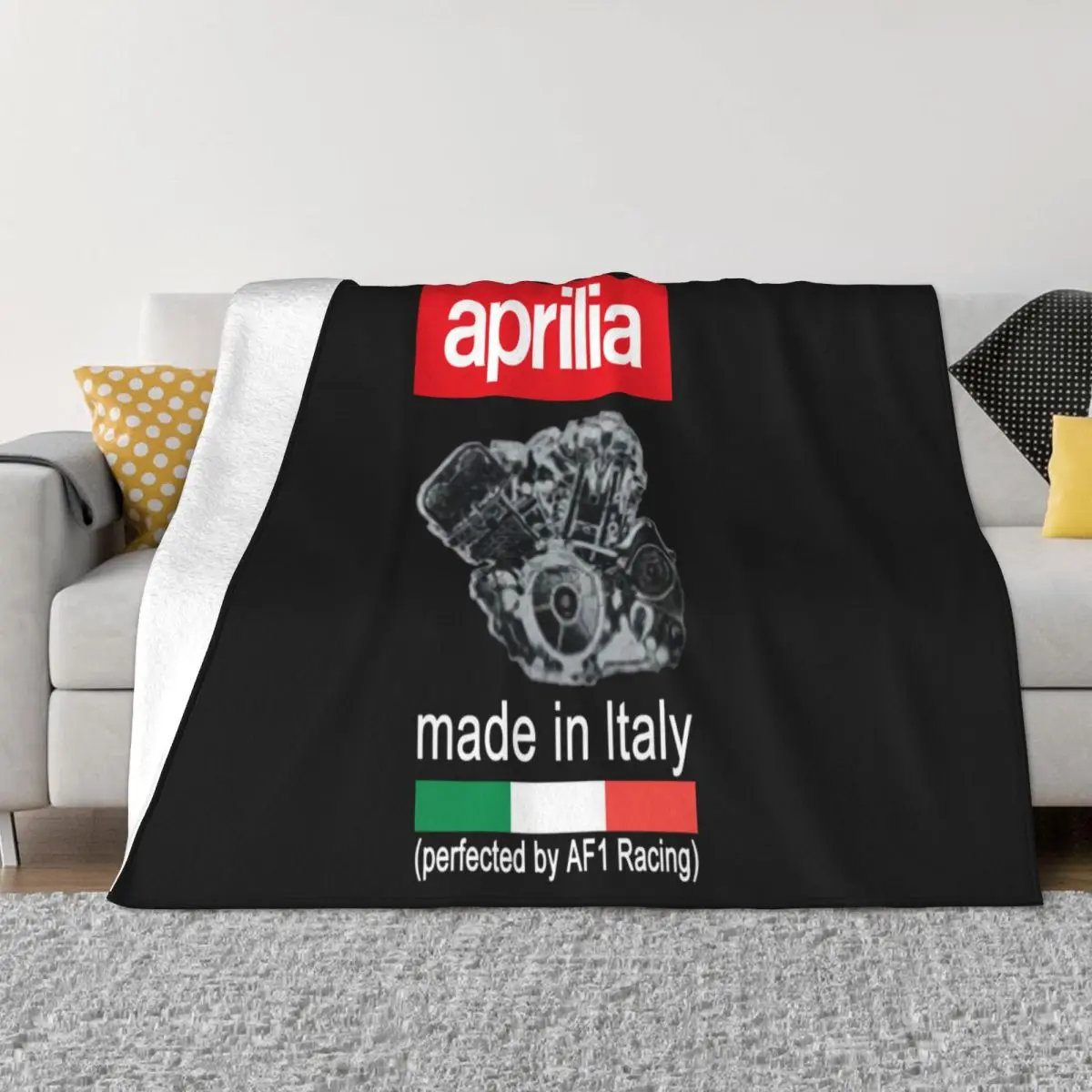 Men Hats Aprilia Baseball Logo Hatss Black Hats Funny Hats Novelty Hats Women Throw Blanket