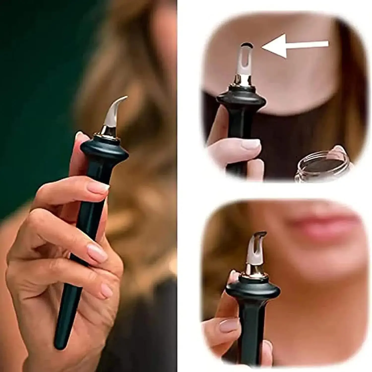 Siliconen eyeliner gereedschapsstick - flexibele en nauwkeurige penpunt, make-up eyelinerborstel, helpt oogmake-up, kan een vleesje voorkomen