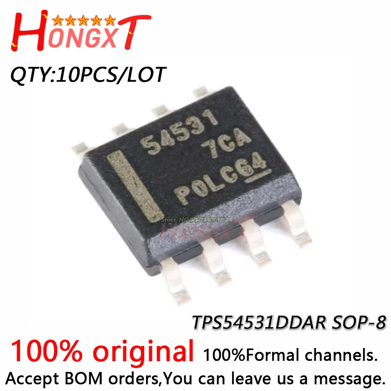 10PCS 100% New TPS54531DDAR TPS54531 54531 SOP-8.Chipset