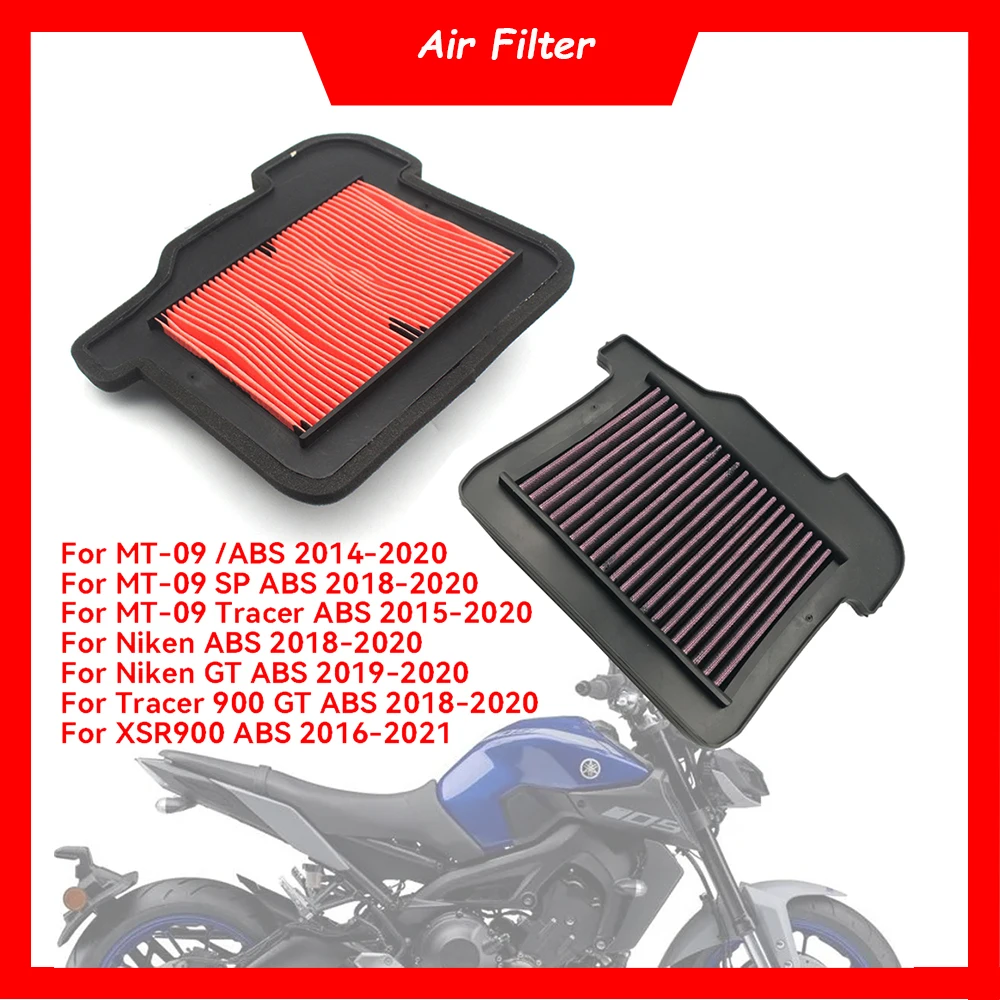 Motorcycle Engine Air Filter Cleaner Air Intake Filter Element For Yamaha MT-09 MT09 SP Tracer 900 Niken GT XSR900