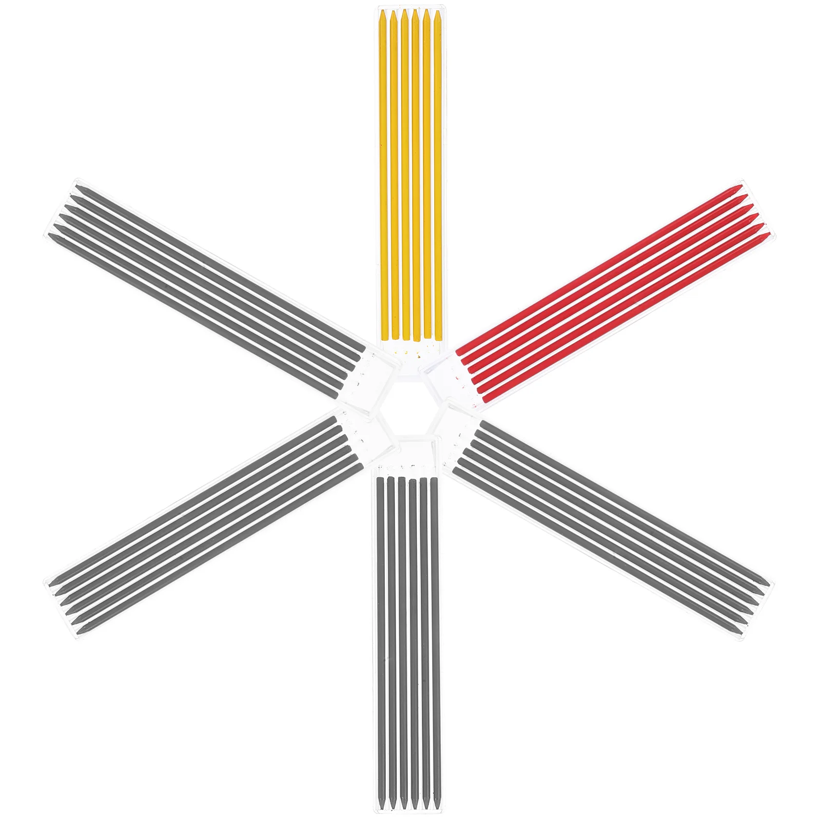 36pcs Professional 28mm Refills for Carpenter Pencils Deep Hole Woodworking Marking Pens Precise Versatile Engineering