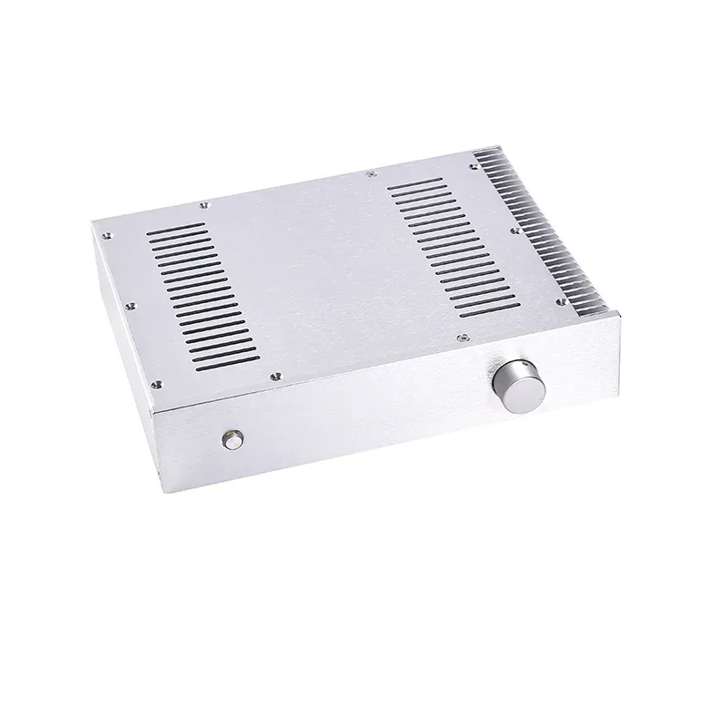 CJ-172 Silver HIFI all aluminum audio amplifier chassis Class A amplifier chassis /AMP Enclosure /case/DIY box (323*70* 248mm)