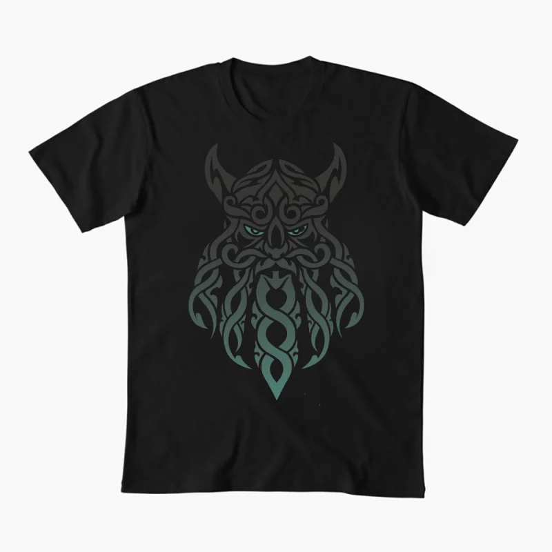 Viking Viking Yggdrasil and Dragon Nidhogg 0414 Nordic Odin Gift T-Shirt Viking Runes Norse Myths Graphic clothes All size tops