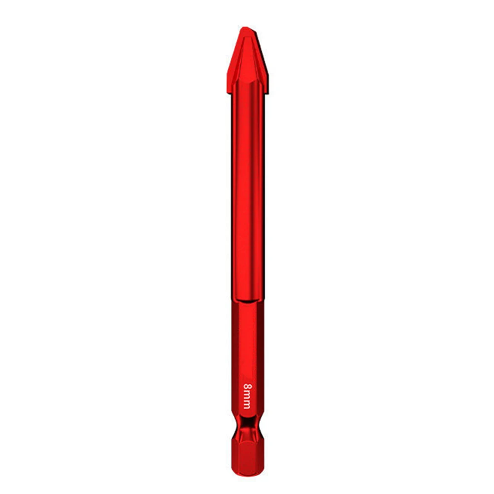 Triangle Drill Bit 612mm for Tile and Foam Brick Drilling with Special Cutting Path and Double U Shaped Chip Removal