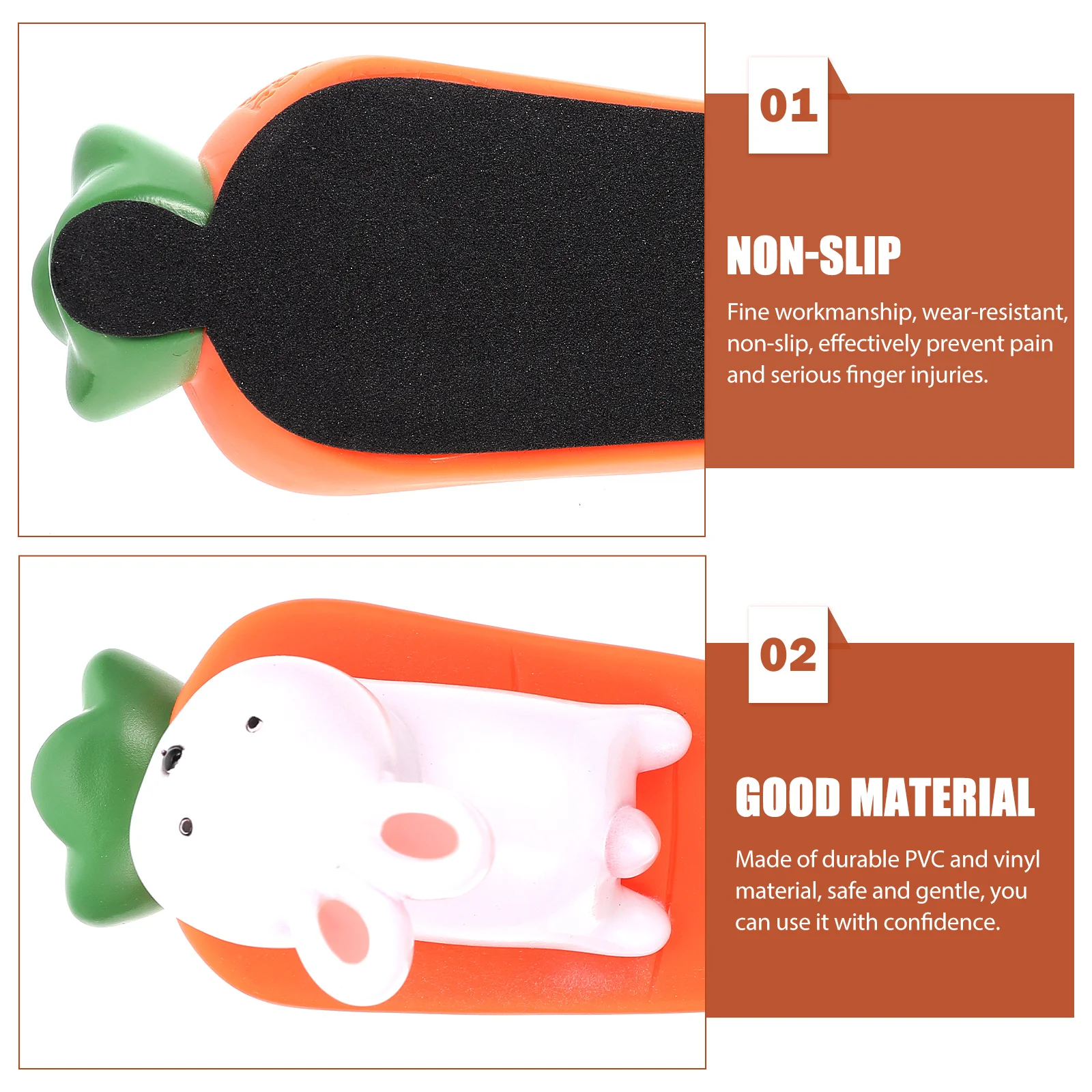 

Cartoon Vinyl Pvc Wedge Anti-Collision Non-Slip Door Holder Safety Doorstop For Kids Bedroom Decorative