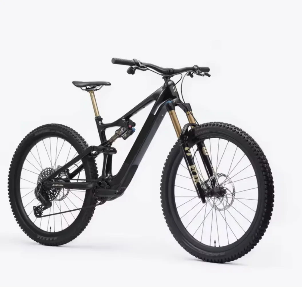 Amflows PL Carbon Pro 800Wh Elektro-Mountainbike, Ultraleichtes Carbon, 105Nm Motor, 160/150mm Federweg