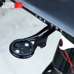 ThinkRider-Support d'ordinateur de vélo en fibre de carbone, chronomètre de vélo de route, compteur de vitesse, support de montage pour Garmin, Gopro, Wahoo, Bryton