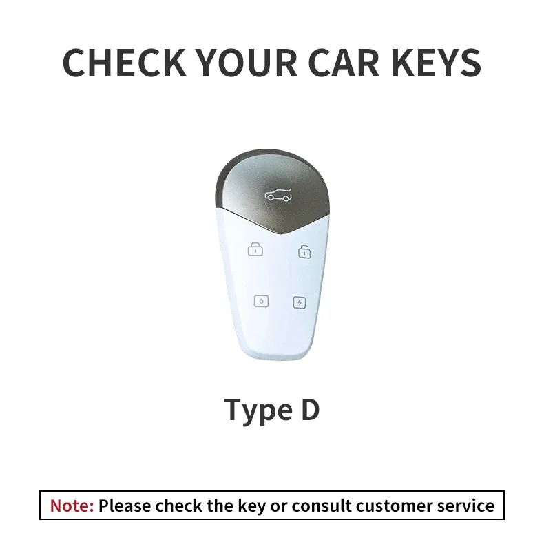 For VOYAH DREAM POWER PHEV EV Car Smart Remote Key Case Cover Shell Car Keychain Protection Case Key Decorative Accessories 3
