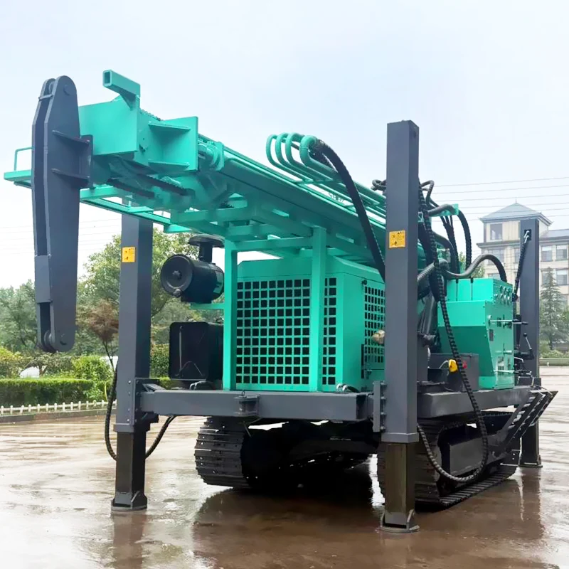 맞춤형 1150피트 공압식 경암 수중 시추기, 에어 컴프레서 포함 코어 심정 시추기