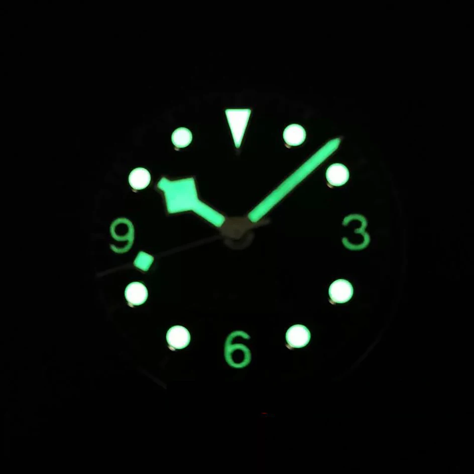 31mm Watch Dial + Hands with Green Luminous Men's Watch Accessories for DG 2813/ DG 3804 Japanese 8215/ 821A Series Movements