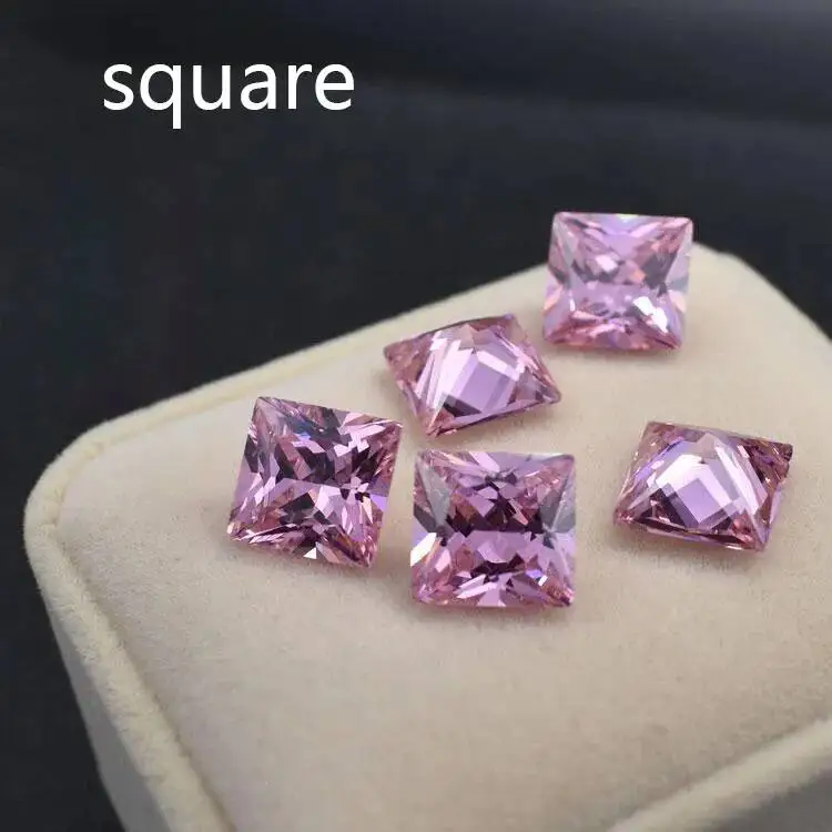Rosa Moissanit Loser Stein 1 Karat Mehrere Formen VVS1 Rötlich-Rosa Edelstein für Verlobung Hochzeit DIY Schmuckherstellung – Detail 12