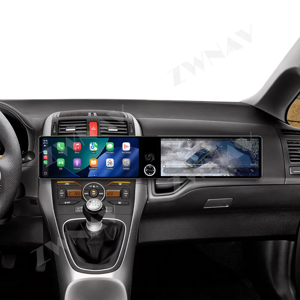 

8-ядерный процессор Qualcomm, двойной 12,3-дюймовый экран, для Toyota AURIS 2006-2011, Android 13, GPS-навигация, CarPlay, мультимедийный проигрыватель, автомагнитола.