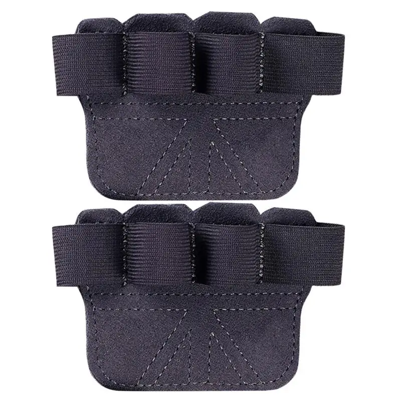 Pull Up Gloves Multifunctional Four-Finger Gym Hand Grips Guard Workout Gloves Elastic Fitness Grip Gloves Weight Lifting Grip