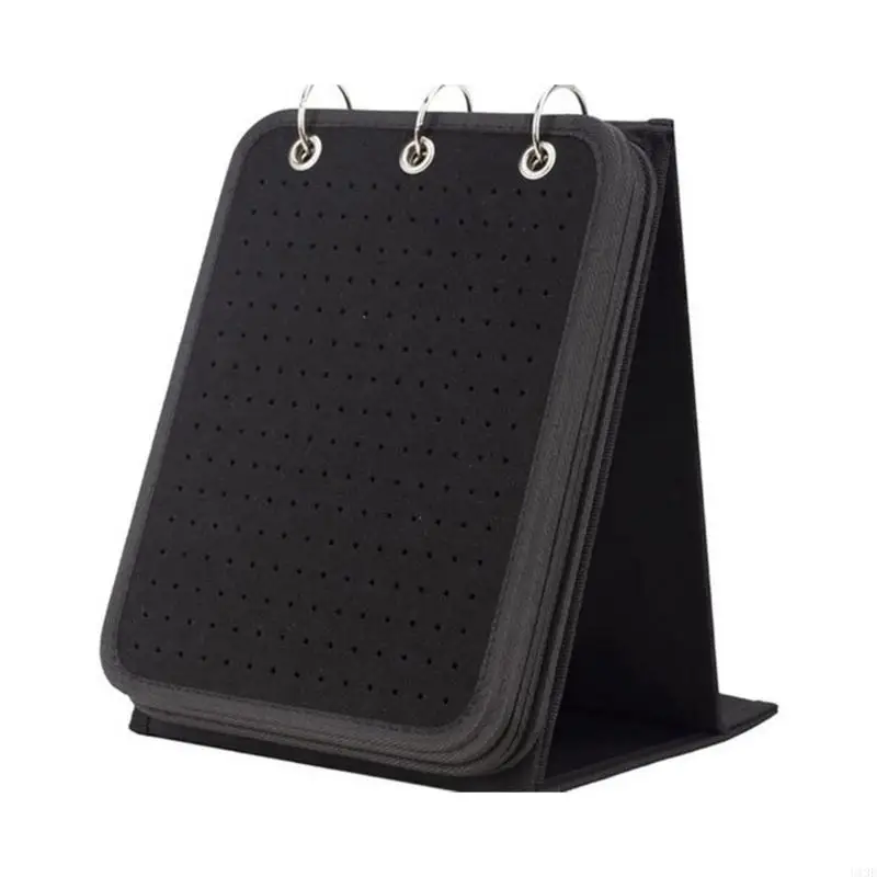 

U13E Felt Badge Storage Book Shoe Flower Storage Album Soft with Multilayer Designs Suitable for Collectors and Travelers