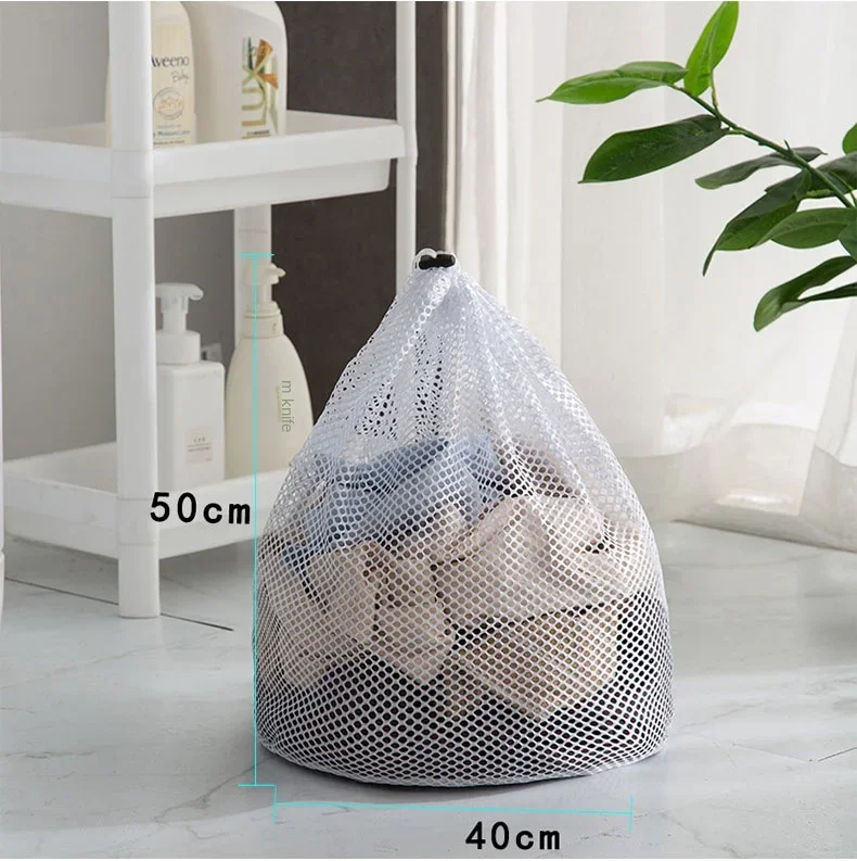1/2/4 Stück Große Wäschesäcke aus Netzstoff für BHs, Socken und Unterwäsche – Organizer für Waschmaschine und Kleidungszubehör – Detail 6